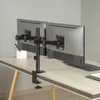 Monitorhalterung für 2 Monitore 17 – 27 Zoll – Gelenkarm Produktbild-Vorschau 9