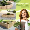 be4nature Bordure de jardin bois flexible 30 x 200 cm brun Voir les images du produit 5