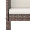 vidaXL 5-tlg. Gartenbar-Set mit Kissen Braun Poly Rattan -  Produktbild-Vorschau 6