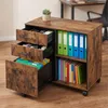 Relaxdays, carrello contenitore con ruote, 3 cassetti, 2 Anteprima dell’immagine prodotto 2