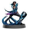 A statue of a female character with blue energy effects. Náhled obrázku produktu