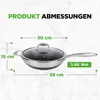 Padella wok NutriChef, wok da 30 cm, padella wok per Anteprima dell’immagine prodotto 6