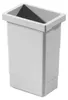 Cestino interno Hailo 1102429 grigio chiaro 2,5 litri 155 x Anteprima dell’immagine prodotto 1