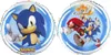 Balon foliowy Sonic okrągły 46 cm Podgląd zdjęcia produktu 1