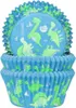 50 Muffinförmchen Dino, blau/grün Produktbild-Vorschau 1