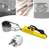 A collage of images showing a soldering tool, electrical wires, and water droplets, with a power adapter in the foreground. Náhled obrázku produktu