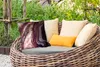 MuchoWow® Outdoor Kissen - Marmor - Rosa - Gold - Glitzer - Produktbild-Vorschau 3