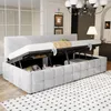 Merax Polsterbett Schlafsofa 90x200cm mit Hydraulischem Produktbild-Vorschau 2