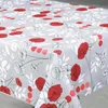 Nappe Polyester 140 X 240 Cm Poppies Gris Sur Cintre Nappe Voir les images du produit 2