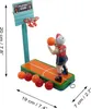 Blechspielzeug – Vintage-Spielzeug – Basketballspieler Produktbild-Vorschau 5