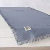 Dekorativer Tischläufer aus Baumwolle 140 cm LENEA Produktbild-Vorschau 2