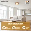 MONZANA® Deckenlampe Stoff Wohnzimmer Schlafzimmer E27 Produktbild-Vorschau 2