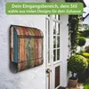 banjado Design Briefkasten Stahl schwarz mit Zeitungsfach Produktbild-Vorschau 3