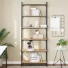 vidaXL Libreria 6 ripiani rovere Sonoma 76x32x192 cm Anteprima dell’immagine prodotto 2