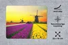 MuchoWow® Mauspad Mousepad Windmühle - Tulpen - Blumen - Produktbild-Vorschau 2