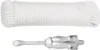 vidaXL Klappanker mit Seil Silbern 1,5 kg Temperguss Produktbild-Vorschau 1