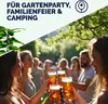 CASARIA® Bierzeltgarnitur 170cm Klappbar Stabil 3 Teilig 2x Produktbild-Vorschau 9
