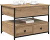 vidaXL Couchtisch Artisan-Eiche 70 x 50 x 54,5 cm Produktbild-Vorschau 2