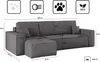 Kaiser Möbel Ecksofa mit schlaffunktion und bettkasten, Produktbild-Vorschau 5