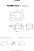Spüle Schock Formhaus D-100LS-A 780 x 500 mm nero Produktbild-Vorschau 5