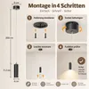 Akku Pendelleuchte LED, kabellose Hängeleuchte mit Produktbild-Vorschau 7