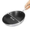 Cheffinger, padella wok in acciaio inox premium con Anteprima dell’immagine prodotto 5