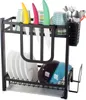 Verk 07127 Organizzatore da cucina con gocciolatoio nero Anteprima dell’immagine prodotto 7