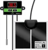 A heating mat with a thermostat and temperature display. Voir les images du produit