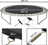 Mata do skakania AREBOS Ø 264 cm do trampolin o Ø 305 cm Podgląd zdjęcia produktu 1