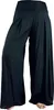 Boho Hosenrock, Weite Sommerhose - Schwarz, Damen, Viskose, Produktbild-Vorschau 1