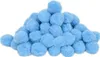 A pile of light blue pom-poms. Produktbild-Vorschau