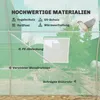 Outsunny 6x3x2 meter kas, loopkas met 8 ramen, stalen Productafbeelding-voorbeeld 4
