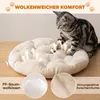 PawHut Katzenbett Rattan Katzenhöhle Katzenkorb mit Produktbild-Vorschau 5