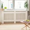 WISFOR Osłona grzejnika MDF, pionowy wzór w paski, osłona Podgląd zdjęcia produktu 2
