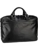 A black leather briefcase is shown against a white background. Produktbild-Vorschau