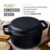 Victoria 30940 Dutch Oven Induktion Gusseisen Eingebrannte Produktbild-Vorschau 6