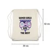 Gamer Girls Are The Best Turnbeutel Gymsack  mit süßem Produktbild-Vorschau 2