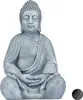 Relaxdays XL Buddha Figur sitzend, 50 cm hoch, Feng Shui, Produktbild-Vorschau 1