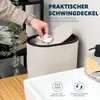 Oválny kozmetický kôš eluno s pogumovaným povrchom Náhľad obrázku produktu 4