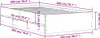 vidaXL Bettgestell mit Schubladen Schwarz 100x200 cm Produktbild-Vorschau 7