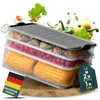 uandu Aufschnittboxen für Kühlschrank, Wurst Aufbewahrung, Produktbild-Vorschau 1
