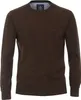 REDMOND Casual Herren Pullover Langarm Rundhals Dunkelbraun Produktbild-Vorschau 1