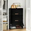 FABATO 7-stufiger Schuhschrank mit Tür – Platz für 28 Paar Produktbild-Vorschau 8