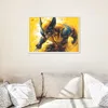 Malen nach Zahlen mit Rahmen Marvel Wolverine 50x40 cm Produktbild-Vorschau 2