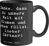 Mr. & Mrs. Panda Kaffeetasse Spruch Gärtner Dankeschön - Produktbild-Vorschau 1