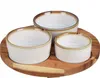 Excellent Houseware | Serviertablett Set - 4 Teile - Holz - Produktbild-Vorschau 13