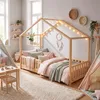ecomi® Kinderbed 90x200 cm, huisbed met valbeveiliging en Productafbeelding-voorbeeld 12