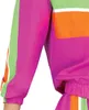 Close-up of a colorful tracksuit sleeve and part of the torso. Produktbild-Vorschau