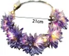 LED-Blumenkrone, Blumenkranz-Haarreif, leuchtender Produktbild-Vorschau 1
