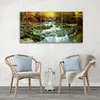 Triptychon auf leinwand orangefarbene landschaften 90x60 cm Produktbild-Vorschau 2